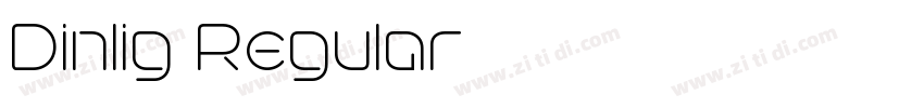 Dinlig Regular字体转换 Dinlig Regular字体转换